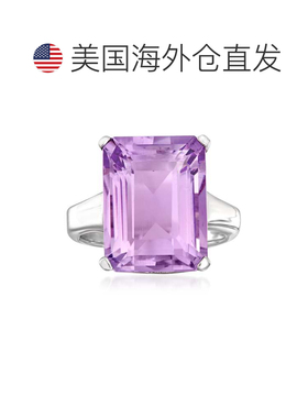 自营 925 纯银 Ross-Simons 紫水晶戒指 - 紫色 美国奥莱直发配饰