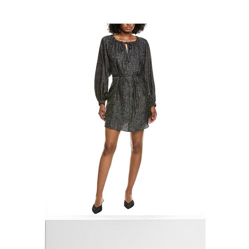 自营Max Mara Utilita Silk Shift Dress - black 美国奥莱直发 - 图3