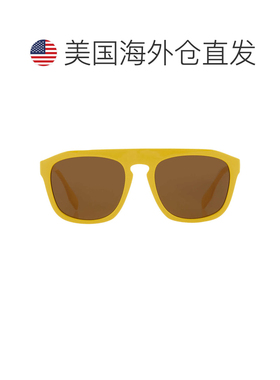 自营Burberry Wren Brown Browline Men's Sunglasses BE4396U 40
