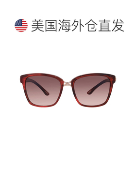 自营chopard萧邦棕色渐变方形女士太阳镜SCH128S 0WTF 55 - multi