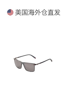自营Fila男式57毫米沥青灰色太阳镜-沥青灰色 美国奥莱直发