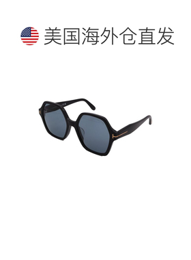 自营Tom Ford女士FT1032/F 56mm太阳镜-蓝色 美国奥莱直发