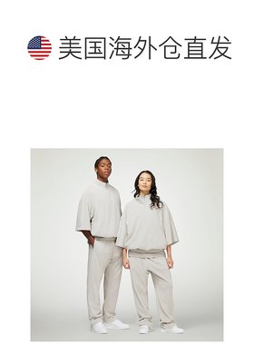 Adidas/阿迪达斯 男士篮球丝绒长裤 金属灰色 【美国奥莱】直发