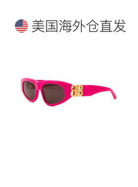 自营balenciagaBB0095S 006粉红色/灰色-粉红色 美国奥莱直发