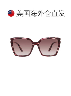 自营chopard萧邦棕色渐变方形女士太阳镜SCH371S 01G2 56 - multi