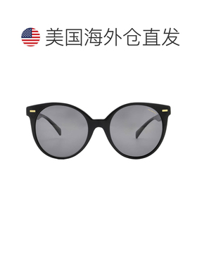 自营Versace Polarized Grey Round Ladies Sunglasses VE4442 GB