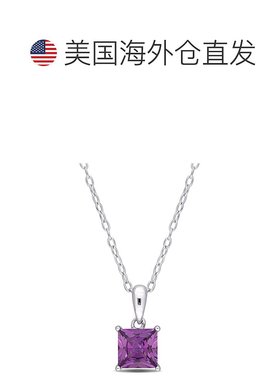 自营 925 纯银 Mimi & Max 1 克拉 TGW 公主方形切割仿亚历山大变