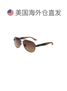 自营salvatore ferragamoFerragamo男士62mm太阳镜-深色钌 美国奥