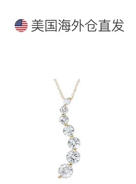 自营pompeii32 克拉巨大钻石旅程吊坠 14K 黄金 - 14k 黄金 美国