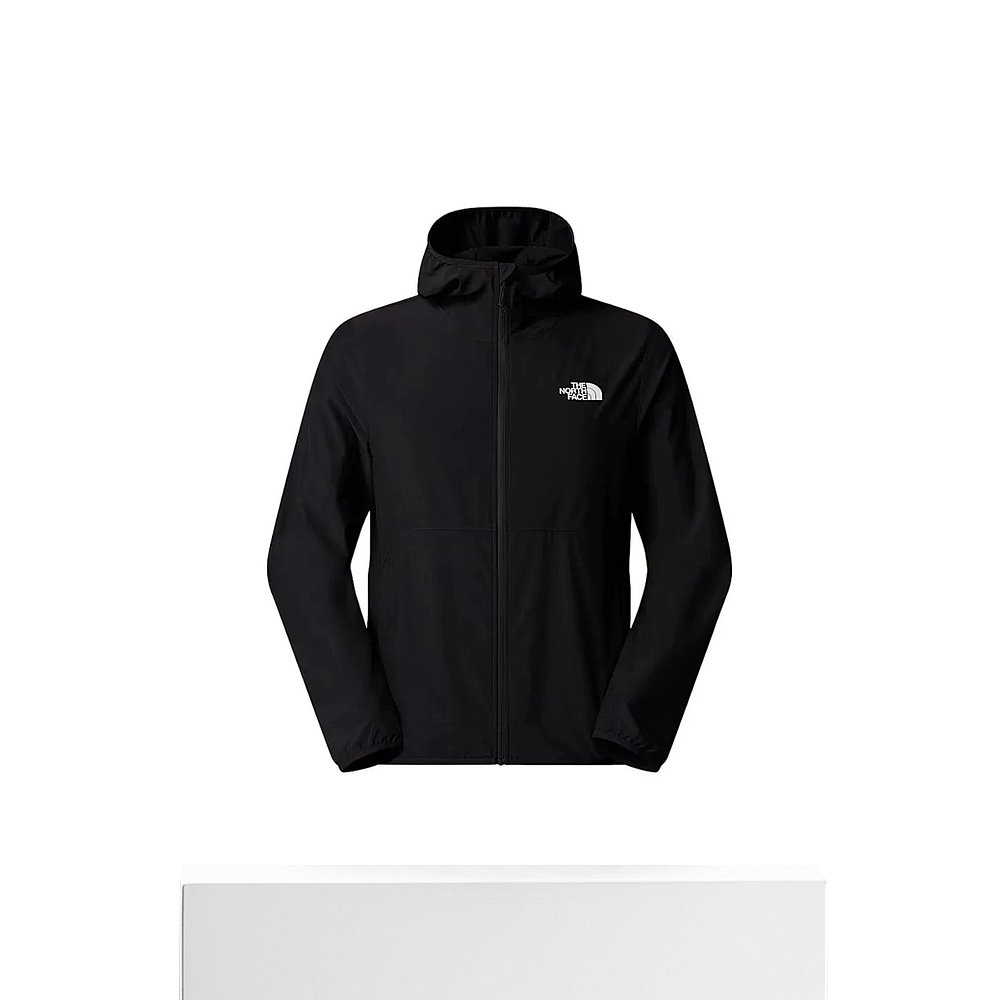 香港直邮北面THE NORTH FACE男款拉链夹克连帽外套 黑色 - 图3