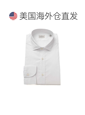 自营Bagutta Cotton Men's Shirt Slim Fit With French Men's Co