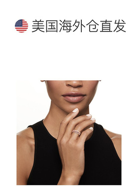 自营 Ross-Simons 摩根石戒指 18 克拉纯玫瑰金钻石和粉红色蓝宝
