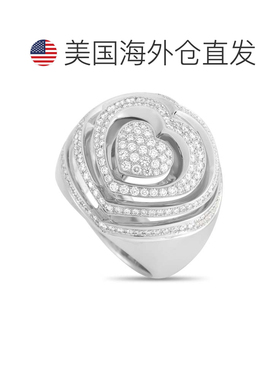 自营 Chopard 18K 白金 1.17 克拉钻石戒指 - 白色 美国奥莱直发