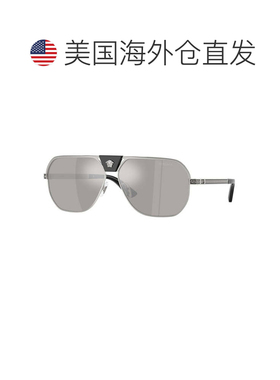 自营versaceVE2294 10006G银/浅灰色银镜-银 美国奥莱直发