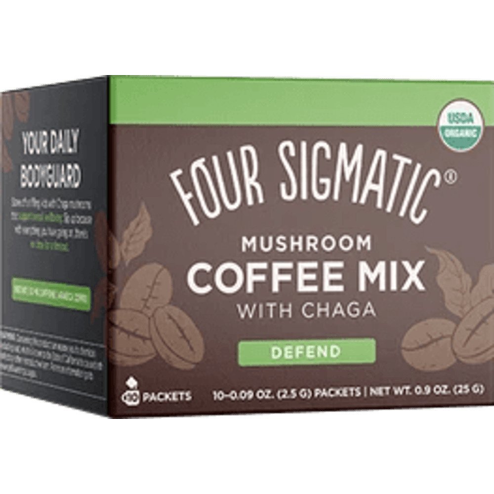 加拿大直邮四西格米克冬虫夏草蘑菇咖啡混合物 2.5 克（10 盒） - 图1
