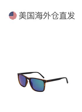 自营Nautica Mens Rectangle Sunglasses - coffee heather 美国