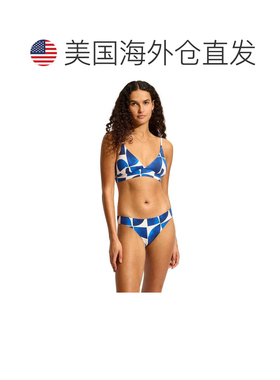 自营Women's Seafolly Sunray Banded Triangle Bikini Top Ultra