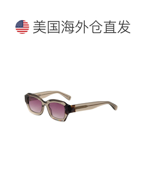 自营Longchamp Women's 50mm Transparent Olive Sunglasses - tr