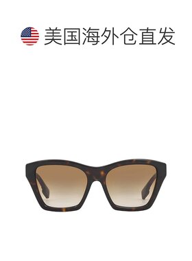 自营Burberry Arden Brown Gradient Butterfly Ladies Sunglasse
