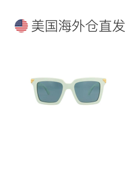 自营bottega veneta方形框再生醋酸盐太阳镜-绿色绿色绿色 美国奥