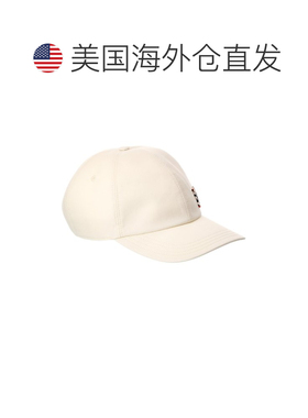 自营Burberry Knight热带Gabardine棒球帽-白色 美国奥莱直发