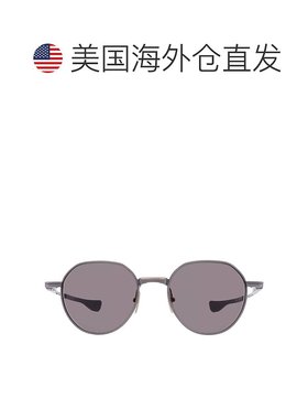 自营Dita VERS-ONE Grey Round Titanium Unisex Sunglasses DTS1