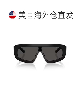 自营prada黑色建筑面具醋酸纤维飞行员太阳镜-黑色 美国奥莱直发