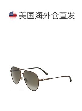 自营 Jimmy Choo女士60毫米绿色太阳镜-青铜色 美国奥莱直发