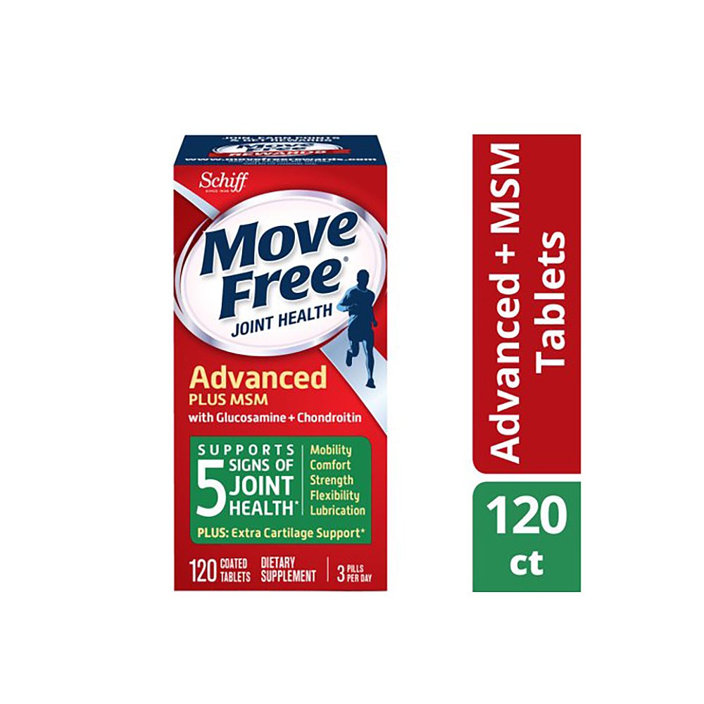 天猫国际美国直购美国直邮Schiff Move Free氨糖维骨力氨基葡萄糖120粒 绿瓶2瓶2