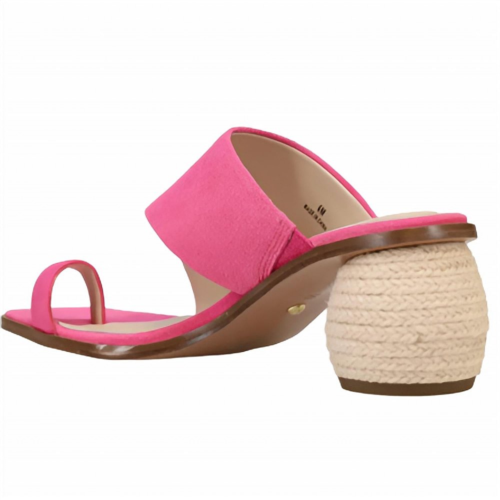 自营pelle modaWomen's Lahni Sandals In Hyper Pink Suede - hy - 图2