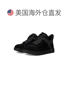 自营Men's UGG Lowmel 1170750-BLK Sneakers Black Suede Lace-U