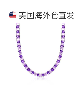 自营Ross-Simons Amethyst Necklace in Sterling Silver - 18 in