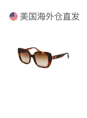 自营Burberry女士BE4371 52mm太阳镜-红色 美国奥莱直发