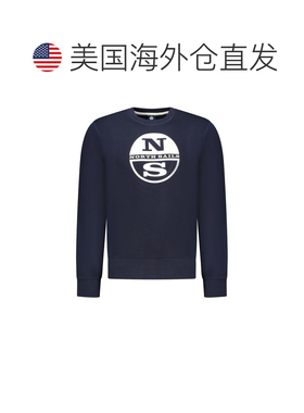 自营North Sails Cotton Men Men's Sweatshirt - blue 美国奥莱