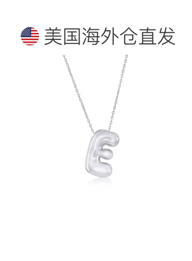 自营simonaSterling Silver, Bubble 'R' Initial Necklace - sil