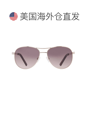 自营Guess Factory Grey Pilot Ladies Sunglasses GF0408 32F 61