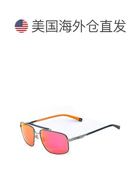 自营Fila Metal Men's Sunglasses - Gray 太阳镜美国直发奥莱