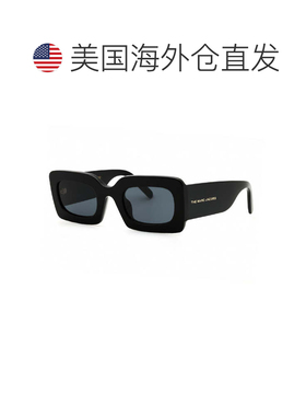 自营Marc Jacobs Sunglasses Rectangle Full Rim, Black Monogra