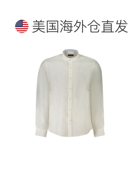 自营North Sails Linen Men's Shirt - white 美国奥莱直发