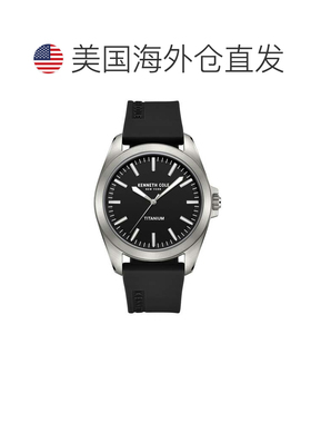 自营Kenneth Cole Men's Classic 42mm Quartz Watch - black 美
