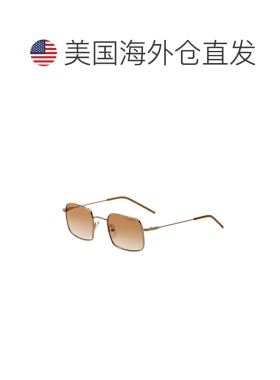 自营Armani Exchange Women's 46mm Shiny Pale Gold Sunglasses