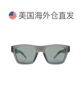 自营Tommy Hilfiger Grey Green Square Men's Sunglasses TH 197