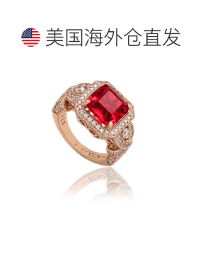 自营Suzy Levian Sterling Silver White Assher Cubic Zirconia