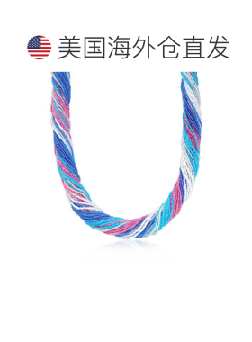 自营ross-simonsRoss Simons意大利多色穆拉诺玻璃Torsade项链，1