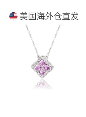 自营Suzy Levian Sterling Silver Blue Sapphire & Diamond Acce