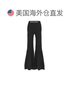 自营Palm Angels Women's Logo Tape Pants - black 美国奥莱直发