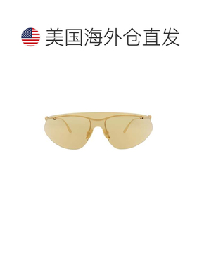 自营bottega venetaShield-Frame金属太阳眼镜-金色金色黄色 美国
