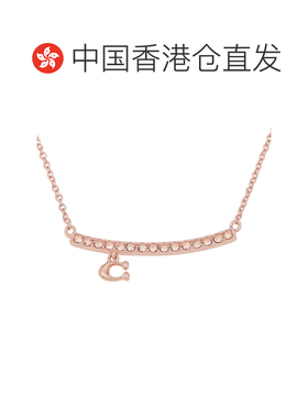 自营 Coach蔻驰 项链 SIGNATURE PAVE BAR 91431