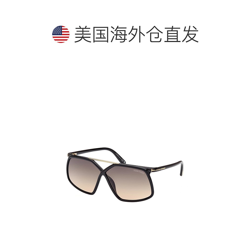 Tom Ford MERYL W FT1038 01B 导航太阳镜 - 多色 【美国奥莱】直 - 图1