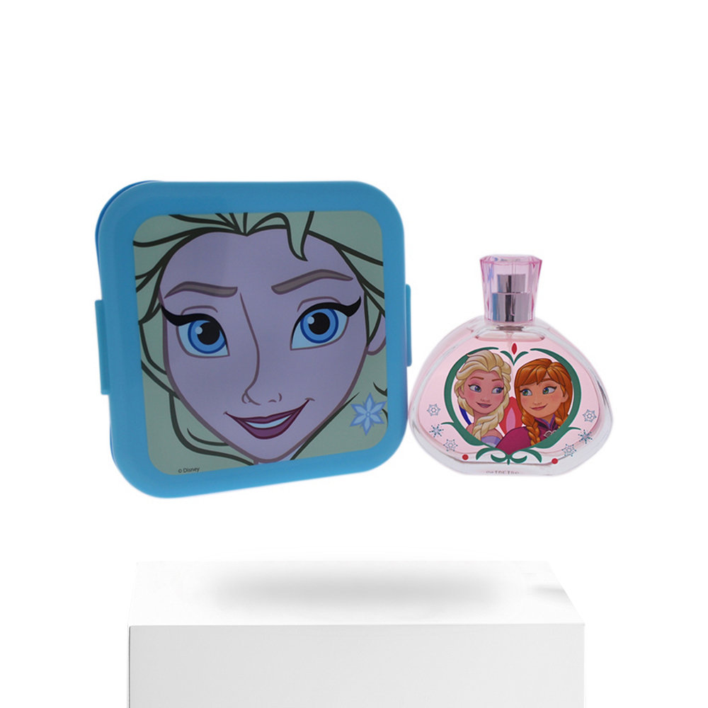 天猫国际美国直购美国直邮Disney迪士尼冰雪奇缘儿童香水礼盒套装香水100ml+收纳盒3